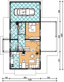Parter projektu - A-138 Dom jagodowa z bali