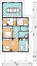 Parter projektu - A-139 Dom młynarska szkieletowy