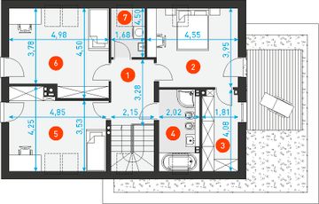 Poddasze projektu - Prosty 2