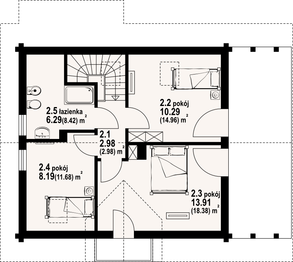 Poddasze projektu - Świdnica mała dw 5