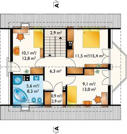 Poddasze projektu - Sonia Mini (1511)