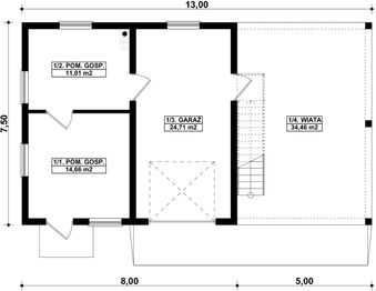 Parter projektu - G286 - Budynek garażowo - gospodarczy