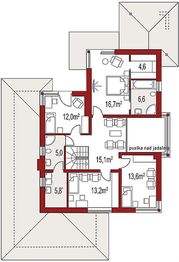 Piętro 1 projektu - Carmen Grande A