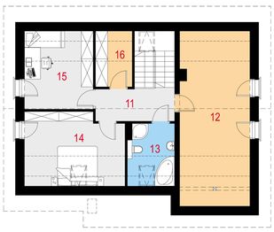 Poddasze projektu - Simplex I G1