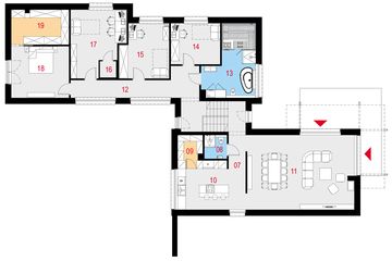 Piętro 1 projektu - Flexus I G2