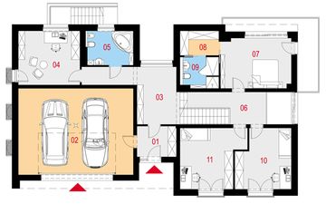 Piętro 1 projektu - Divitis I G2