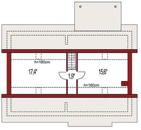 Poddasze projektu - Nina 3 Nova A
