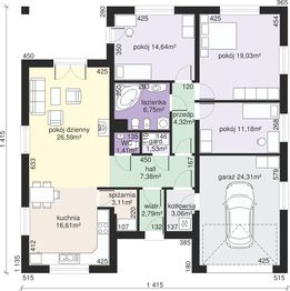 Parter projektu - Dom przy Rubinowej 3 bis