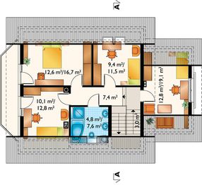 Poddasze projektu - Sybilla (1547)