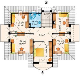 Poddasze projektu - Ślężan (1197)