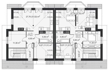 Poddasze projektu - Sorrento Termo
