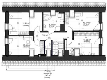 Poddasze projektu - Domidea 58 dG w2