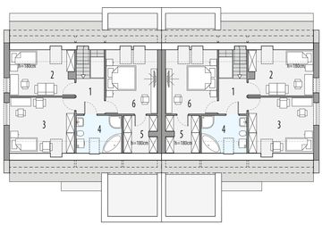 Poddasze projektu - Vivien a - bliźniak pl+p