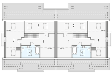 Poddasze projektu - Małgosia D - bliźniak LLL