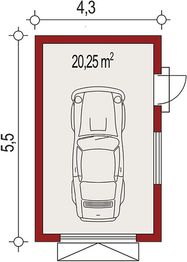 Parter projektu - APG 8 budynek gospodarczy