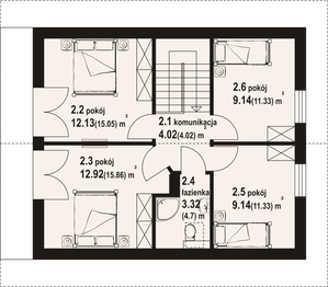 Poddasze projektu - Bartne 19