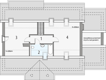Poddasze projektu - Sielanka 100 2a1g