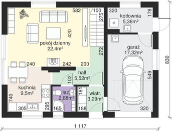 Parter projektu - Dom przy Alabastrowej 21 N