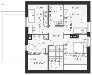 Poddasze projektu - Soverato Termo