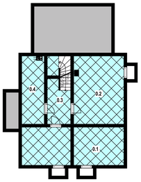 Piwnica projektu - A-143 Dom warszawska szkieletowy