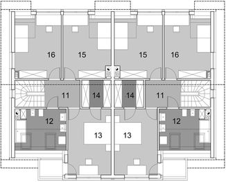 Poddasze projektu - Eco 12 dwulokalowy