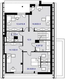 Poddasze projektu - Porto