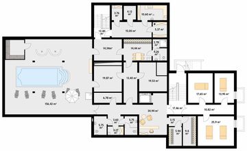 Piwnica projektu - Libera Pensjonat, Hotel, Dom weselny