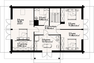Poddasze projektu - Oleśnica 33dw
