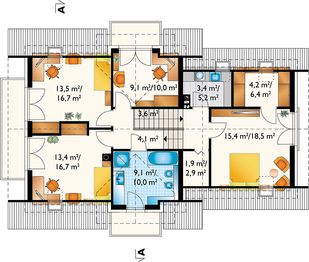 Poddasze projektu - Zofia G2 (1599)