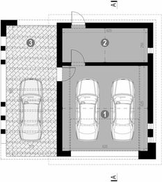 Parter projektu - Garaż HomeKoncept G 02