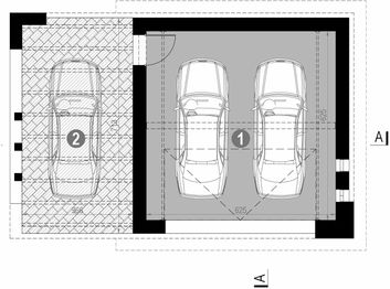 Parter projektu - Garaż HomeKoncept G 01