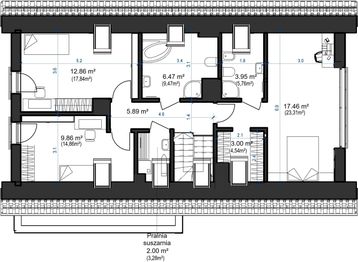 Poddasze projektu - Domidea 58 dG