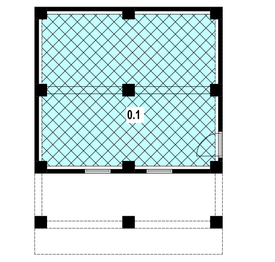 Piwnica projektu - A-146 Dom dębowa z bali