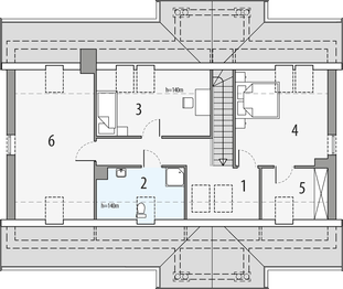 Poddasze projektu - Wrzos 2a1g