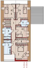 Poddasze projektu - EX 19 II G2 energo plus