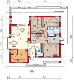 Parter projektu - Flori III 30 stopni (wersja A) economic