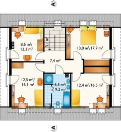 Poddasze projektu - Szafir (1614)