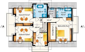 Poddasze projektu - Lazuryt As (1612)