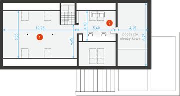 Poddasze projektu - Rodzinny 4
