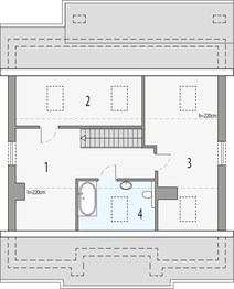 Poddasze projektu - Małgosia 2DD