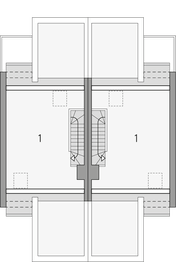 Poddasze projektu - Fenix - bliźniak