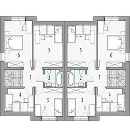 Poddasze projektu - Feliks - bliźniak LLL