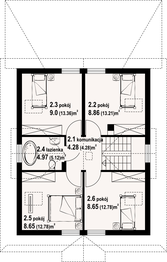 Poddasze projektu - Rydzowo 23 dws