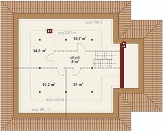Poddasze projektu - Domena 121 A