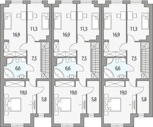 Piętro 1 projektu - Konrad - szereg l+s+p