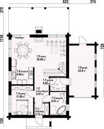 Parter projektu - Głogoczów 3 dw