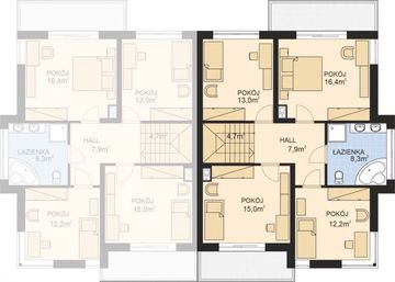 Piętro 1 projektu - APS 279