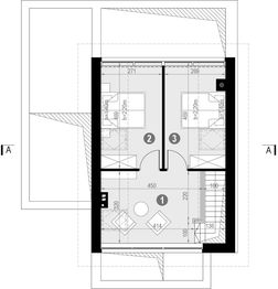 Poddasze projektu - HomeKoncept 65 DL