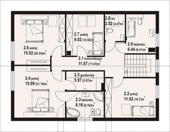 Poddasze projektu - Bolechowo dws1