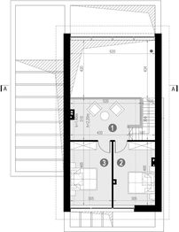 Poddasze projektu - HomeKoncept 66 A